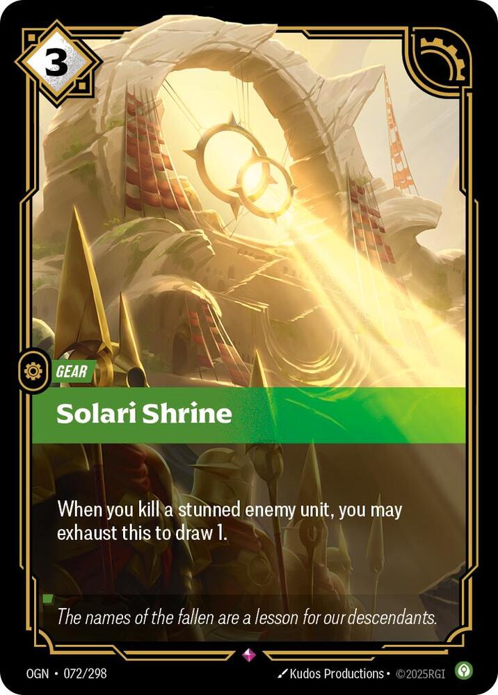 Solari Shrine 072/298 (Origins) - Foil