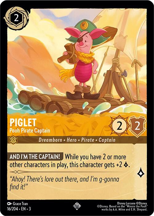 Piglet Pooh Pirate Captain (Into the Inklands)