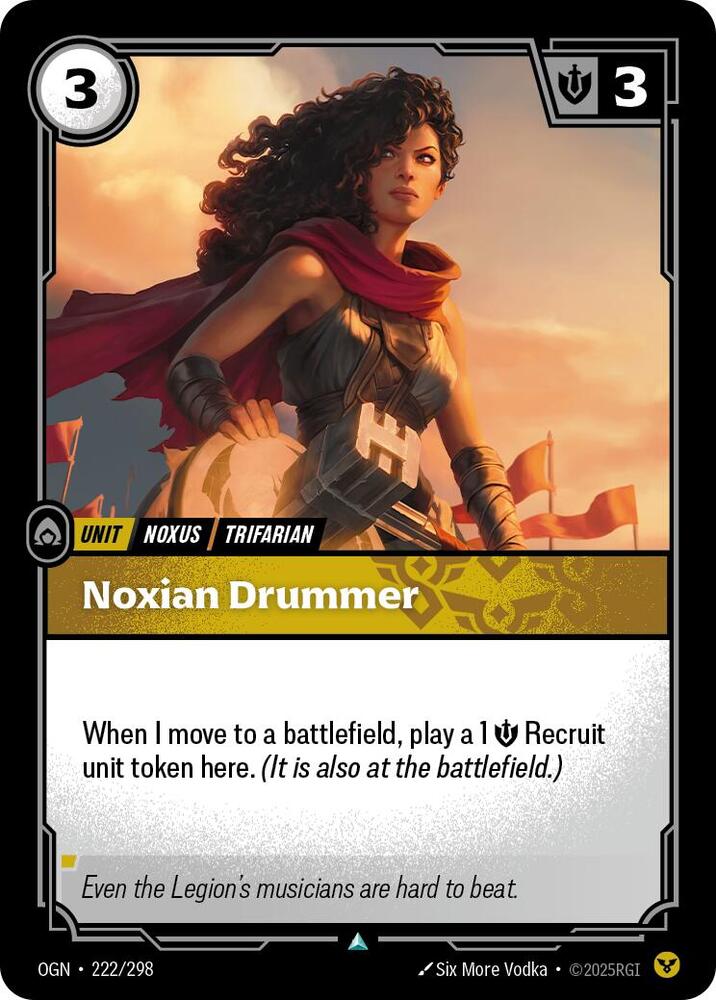 Noxian Drummer 222/298 (Origins) - Foil