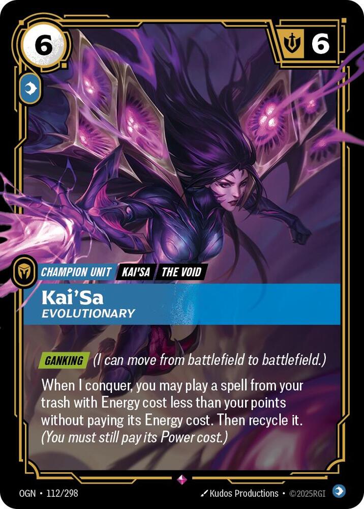 Kai'Sa - Evolutionary 112/298 (Origins) - Foil