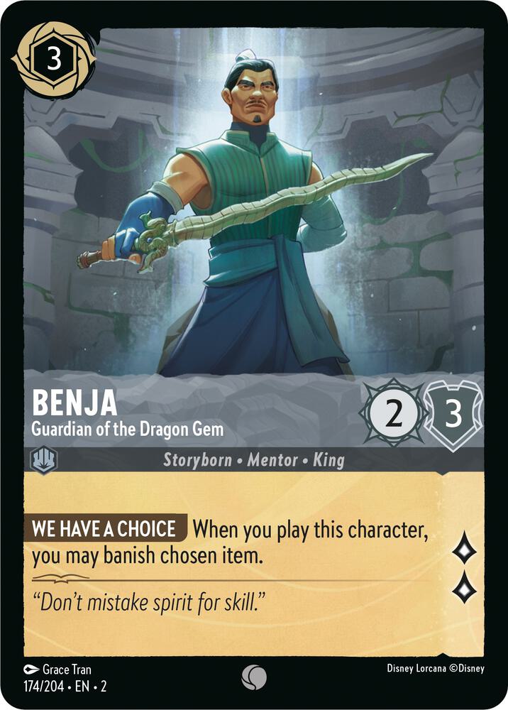 Benja Guardian of the Dragon Gem (Rise of the Floodborn) - Cold Foil