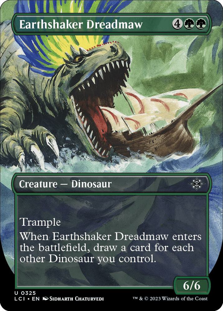 Earthshaker Dreadmaw 325 (The Lost Caverns of Ixalan) - Borderless Foil