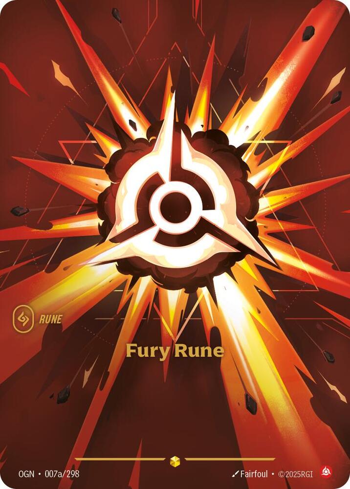 Fury Rune 7a/298 (Origins) - Foil