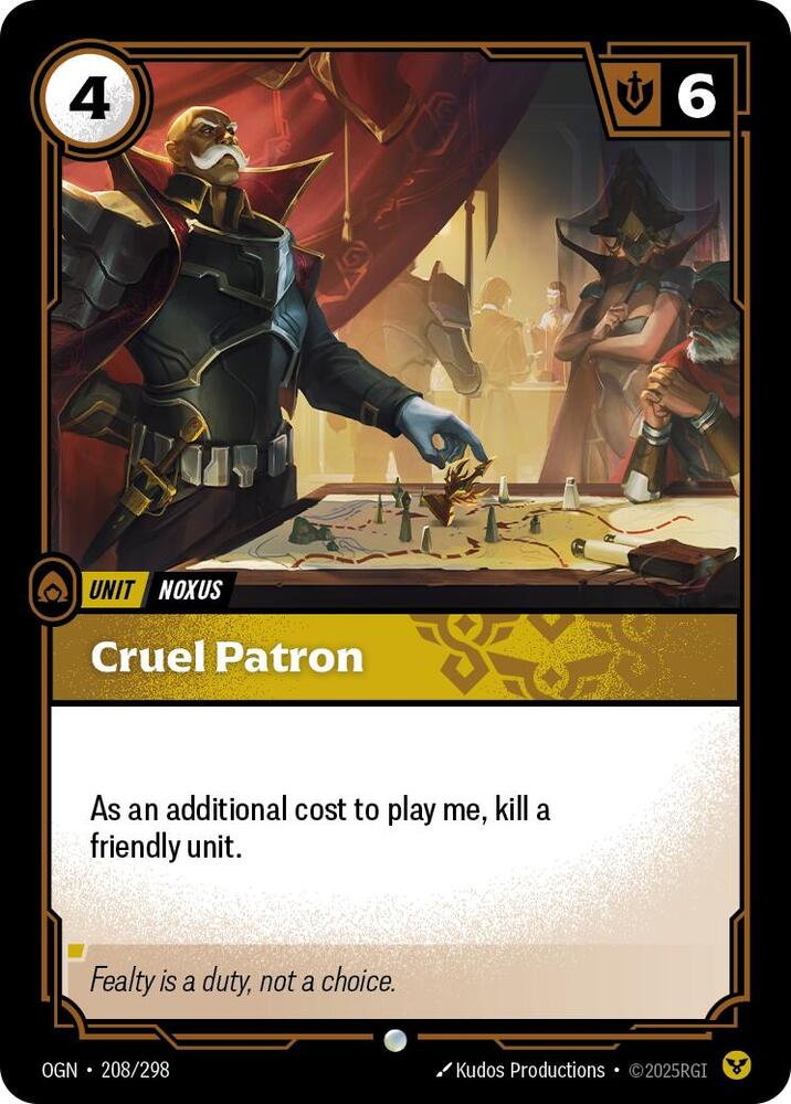 Cruel Patron 208/298 (Origins) - Foil
