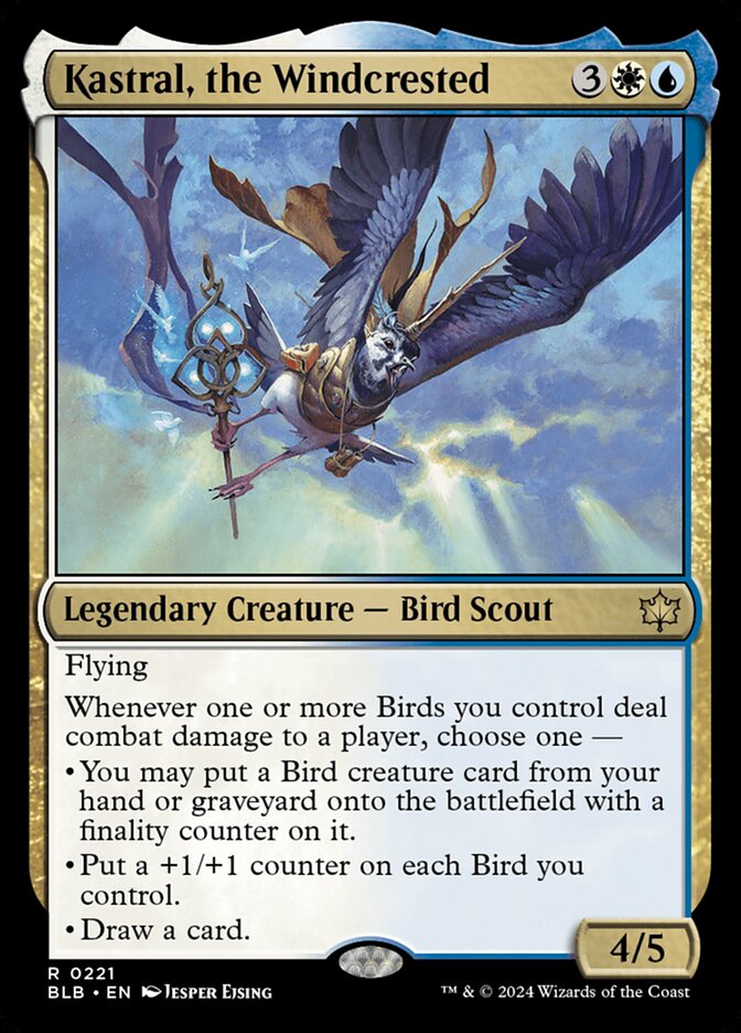 Kastral, the Windcrested 221 (Bloomburrow)