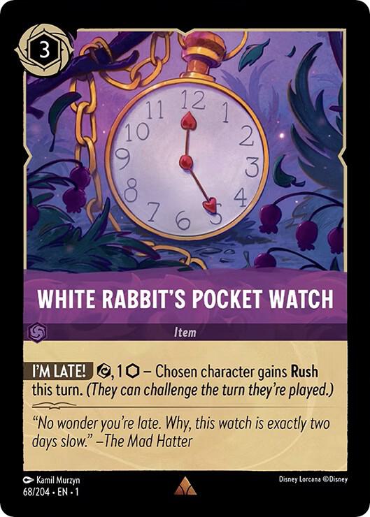 White Rabbits Pocket Watch (The First Chapter) - Cold Foil