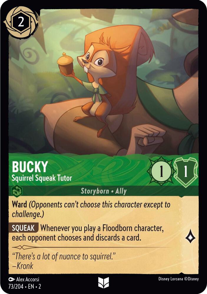 Bucky Squirrel Squeak Tutor (Rise of the Floodborn)