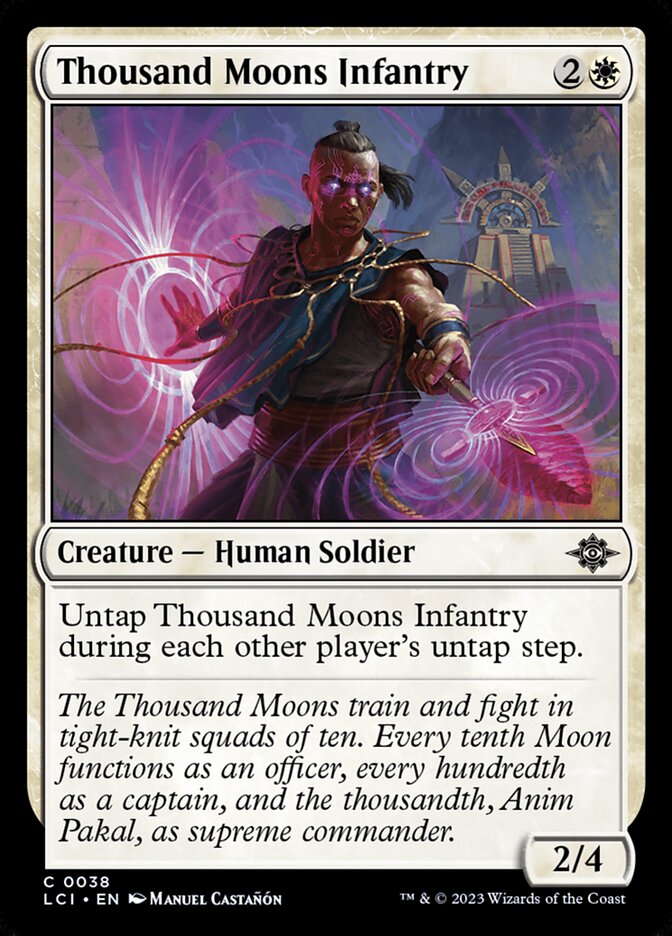 Thousand Moons Infantry 38 (The Lost Caverns of Ixalan) - Foil