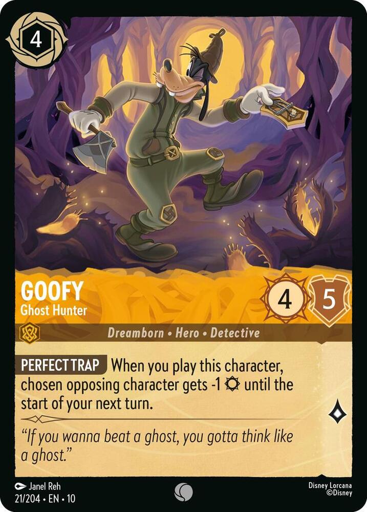 Goofy Ghost Hunter (Whispers in the Well) - Cold Foil