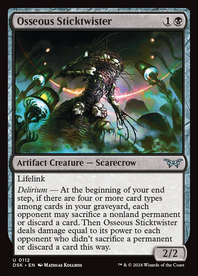 Osseous Sticktwister 112/286 (Duskmourn: House of Horror) - Foil