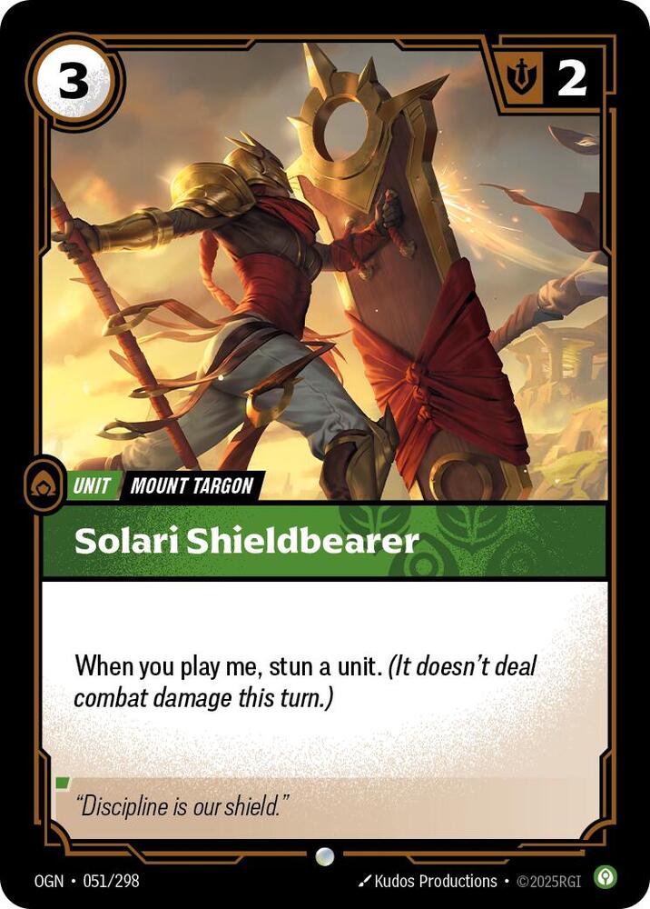 Solari Shieldbearer 51/298 (Origins)