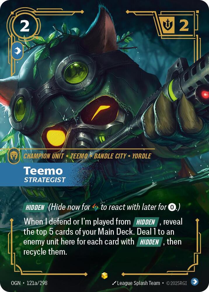 Teemo - Strategist 121a/298 (Origins) - Foil