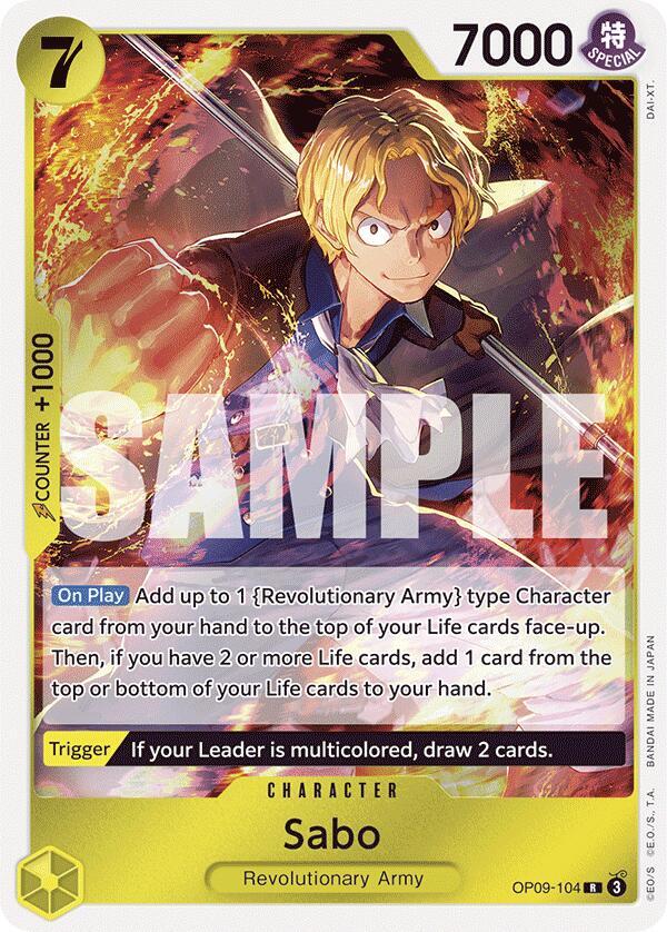 Sabo OP09-104 (Emperors in the New World) - Foil