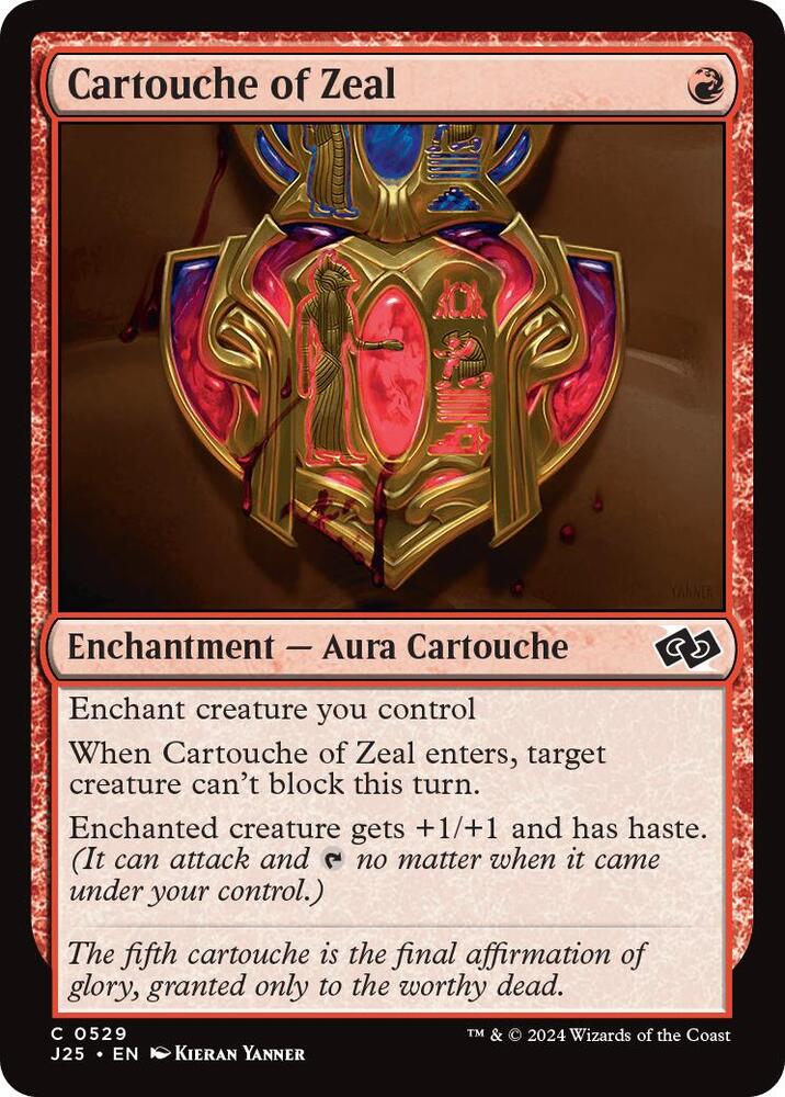 Cartouche of Zeal 529/779 (Foundations Jumpstart)