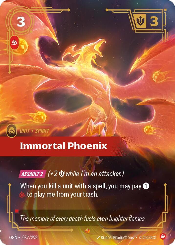 Immortal Phoenix 37/298 (Origins) - Foil