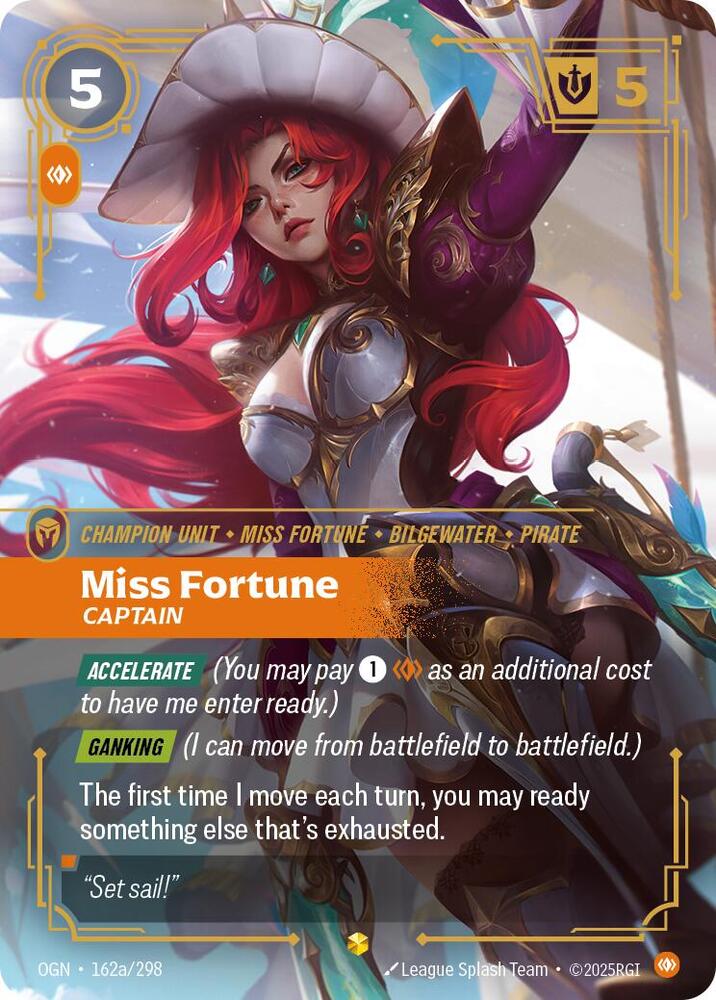 Miss Fortune - Captain 162a/298 (Origins) - Foil