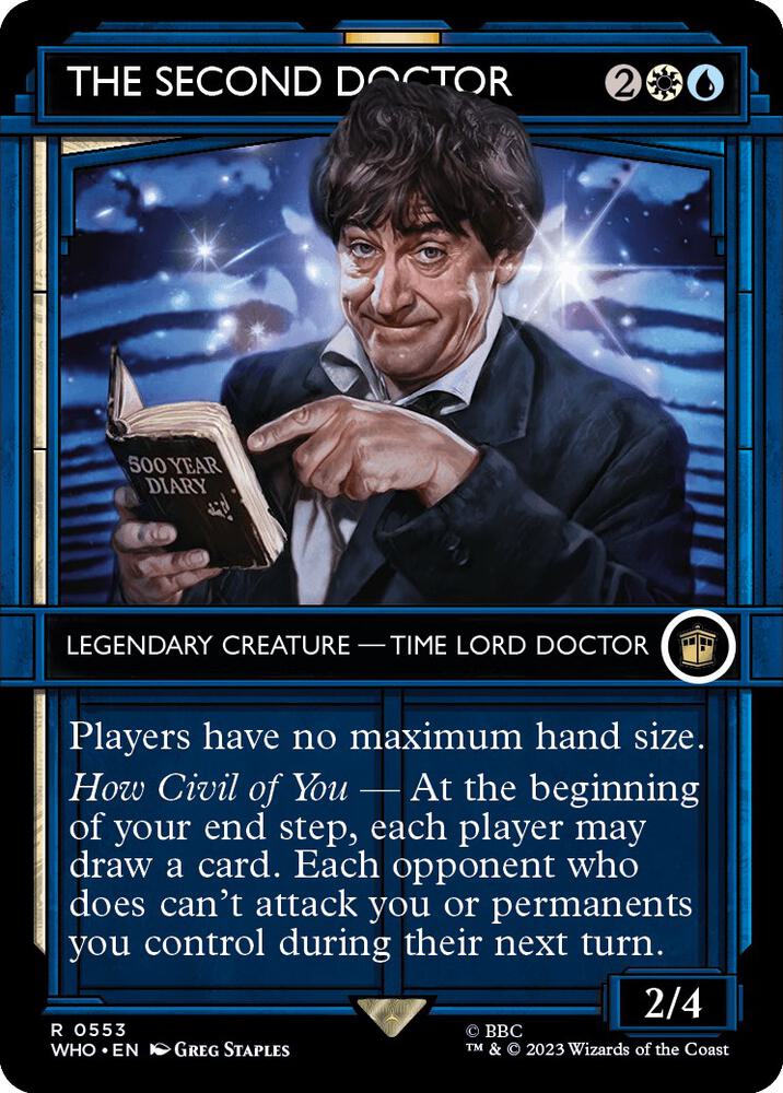 The Second Doctor Showcase 553 (Universes Beyond: Doctor Who) - Showcase