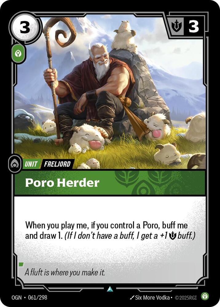 Poro Herder 61/298 (Origins)
