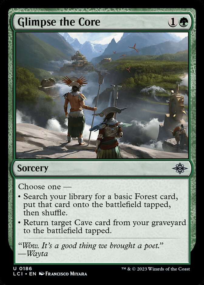 Glimpse the Core 186 (The Lost Caverns of Ixalan) - Foil