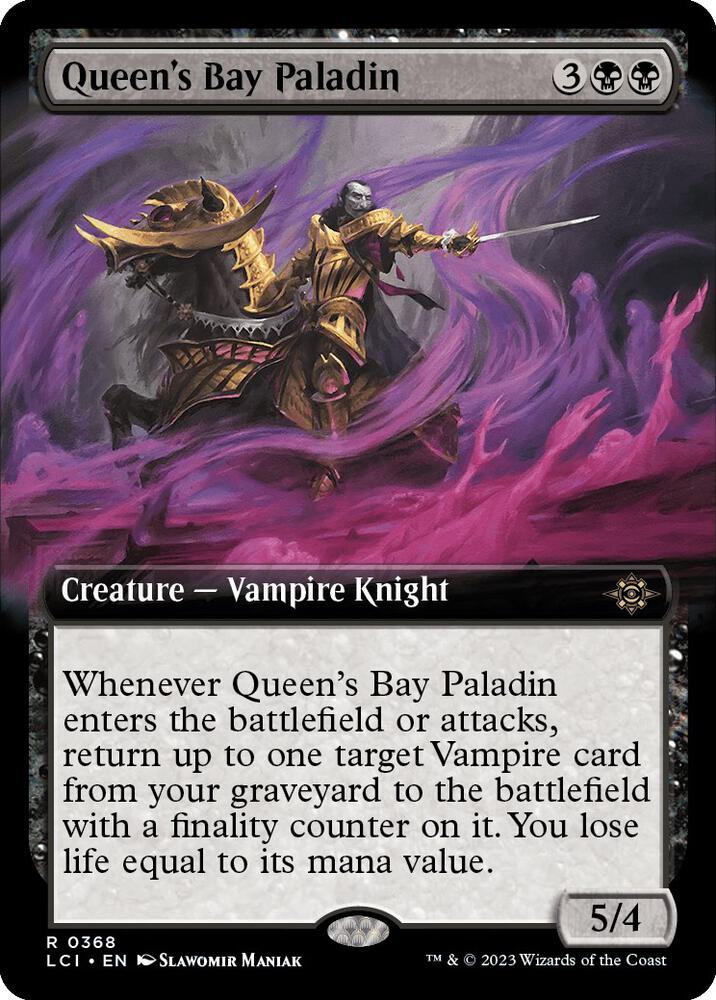 Queen's Bay Paladin 368/291 (The Lost Caverns of Ixalan) - Extended Art