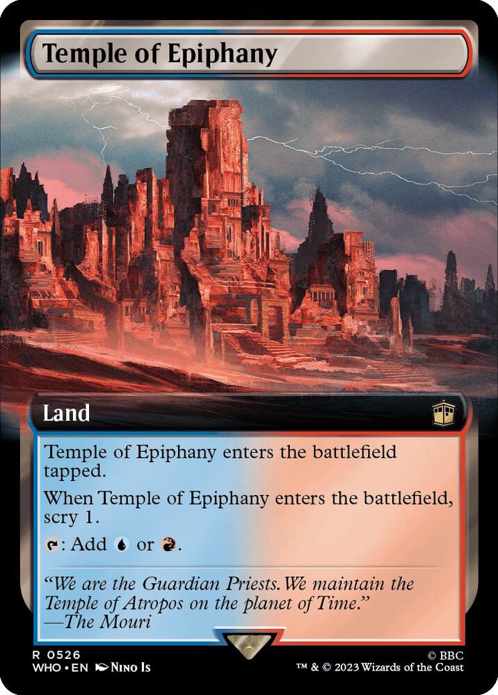 Temple of Epiphany 526/331 (Universes Beyond: Doctor Who) - Extended Art Foil