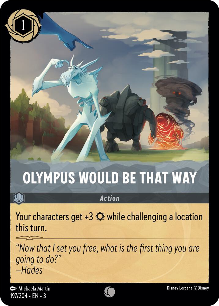 Olympus Would Be That Way (Into the Inklands) - Cold Foil