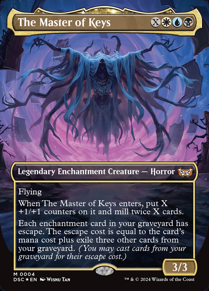 The Master of Keys 4 (Commander: Duskmourn: House of Horror) - Borderless