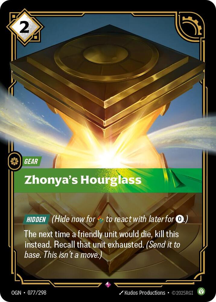 Zhonyas Hourglass 077/298 (Origins) - Foil