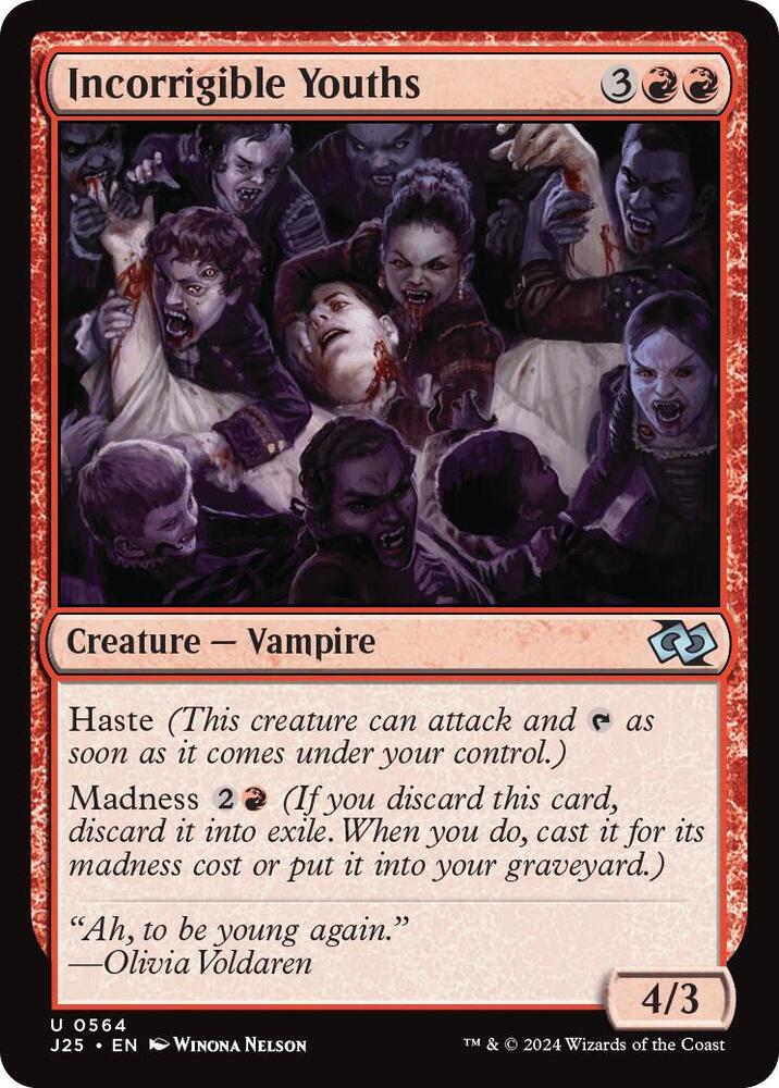 Incorrigible Youths 564/779 (Foundations Jumpstart)