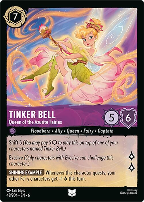 Tinker Bell Queen of the Azurite Fairies (Azurite Sea) - Cold Foil