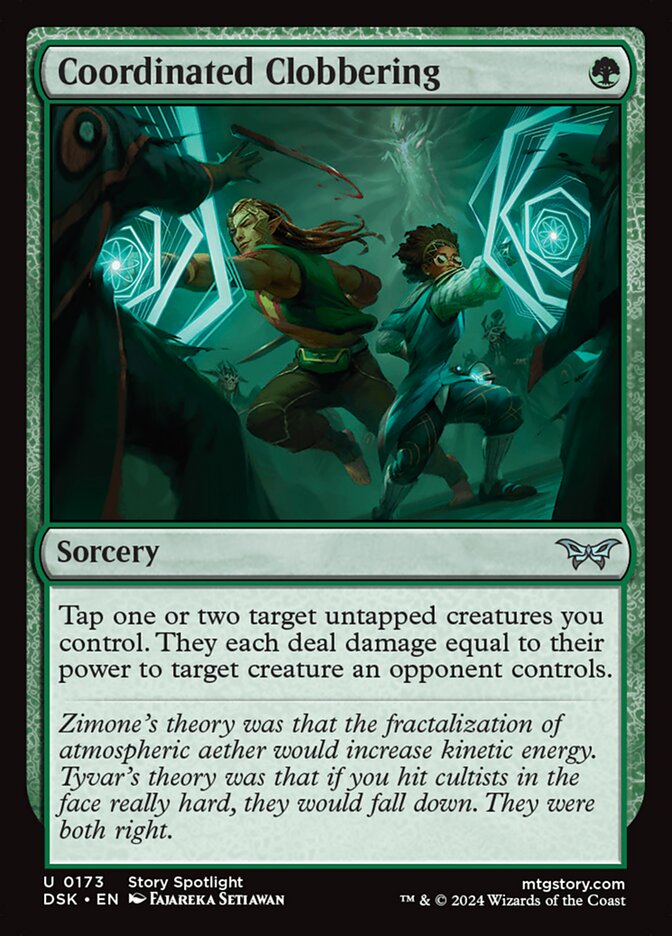 Coordinated Clobbering 173/286 (Duskmourn: House of Horror)