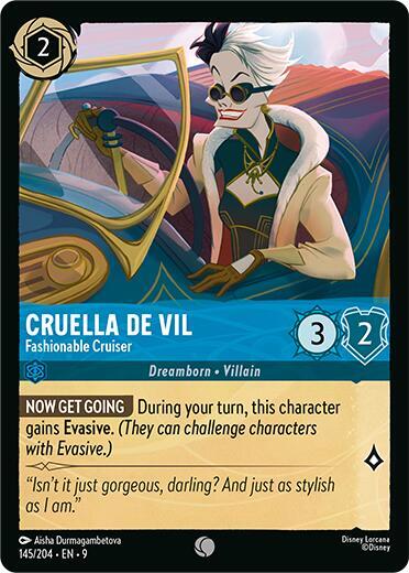 Cruella De Vil Fashionable Cruiser (Fabled)
