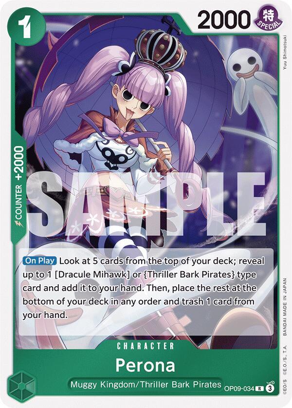 Perona OP09-034 (Emperors in the New World) - Foil