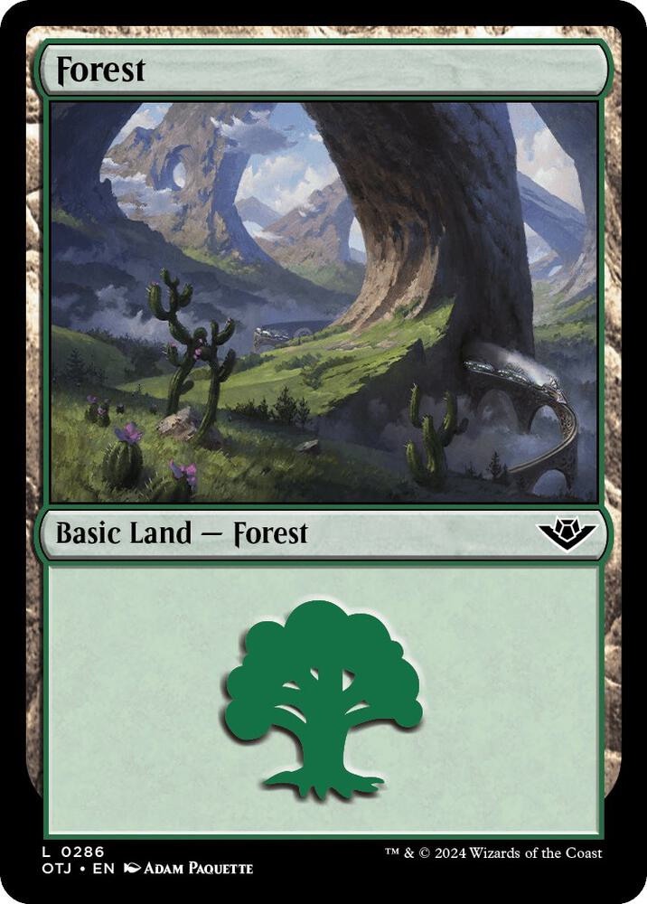 Forest 286/286 (Outlaws of Thunder Junction)