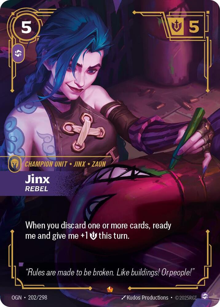Jinx - Rebel 202/298 (Origins) - Foil