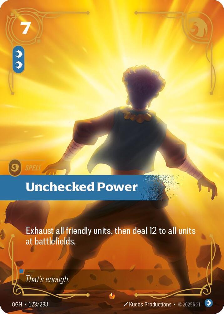 Unchecked Power 123/298 (Origins) - Foil