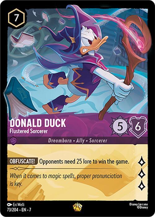Donald Duck Flustered Sorcerer (Archazia's Island) - Cold Foil