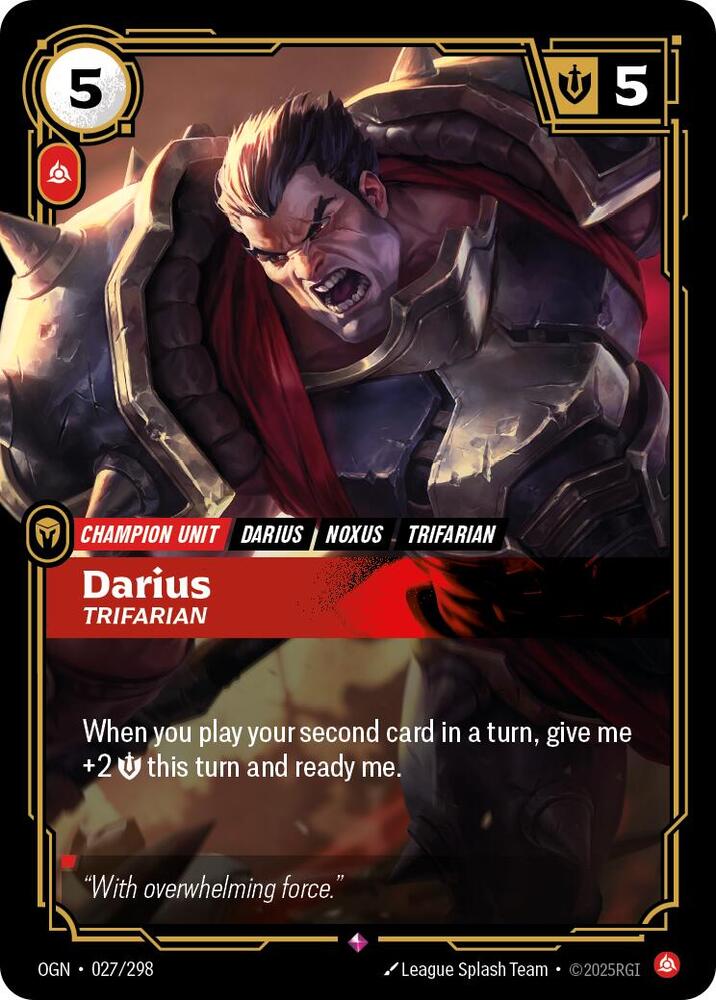 Darius - Trifarian 27/298 (Origins) - Foil