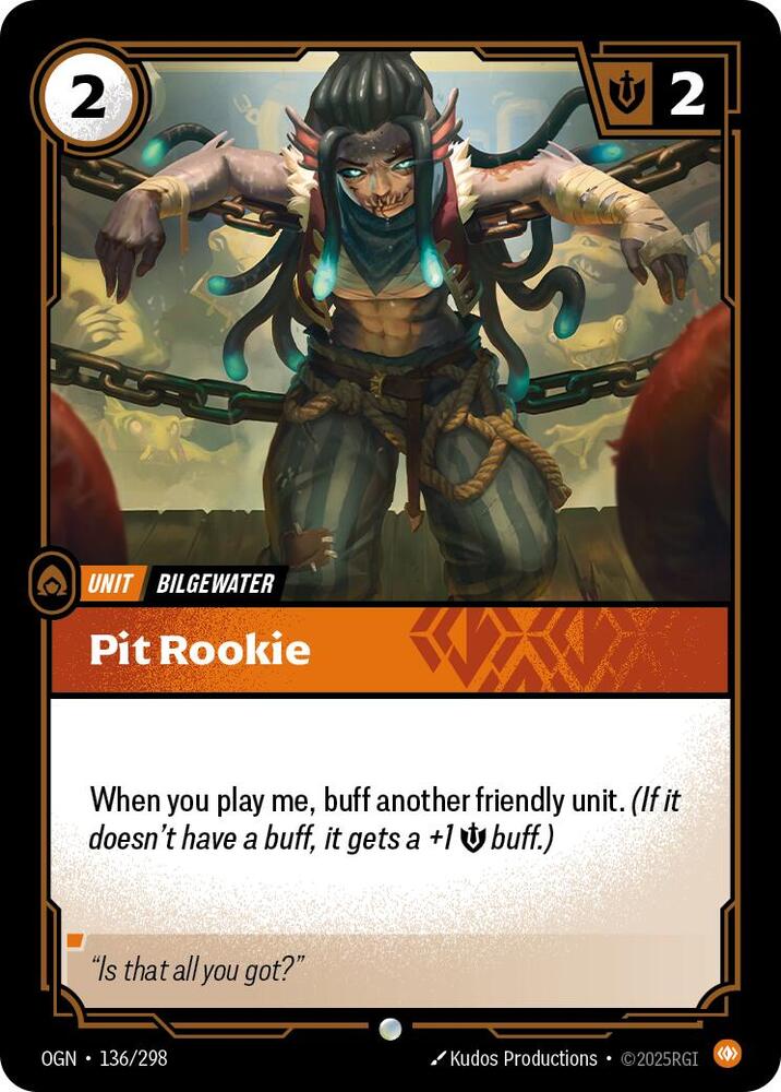 Pit Rookie 136/298 (Origins) - Foil