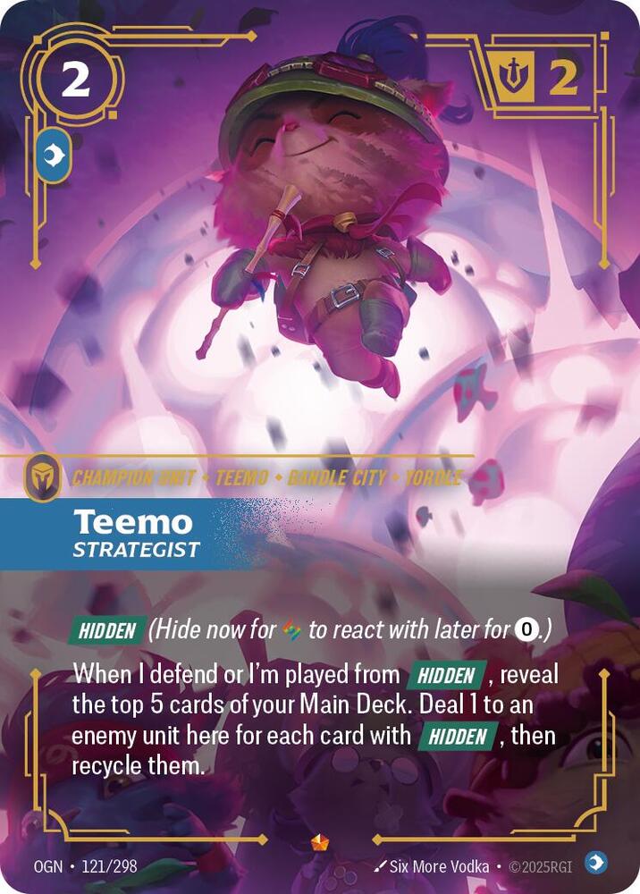 Teemo - Strategist 121/298 (Origins) - Foil