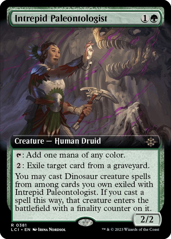 Intrepid Paleontologist 381/291 (The Lost Caverns of Ixalan) - Extended Art