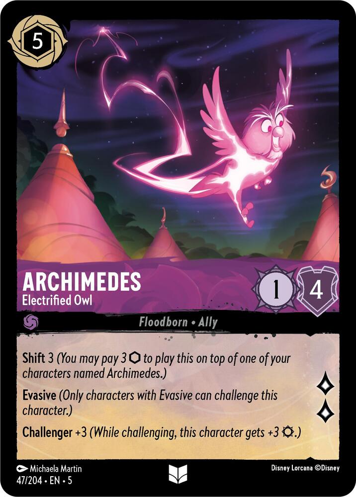 Archimedes Electrified Owl (Shimmering Skies)