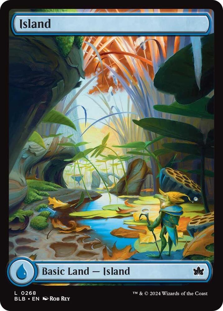 Island 268 (Bloomburrow) - Foil