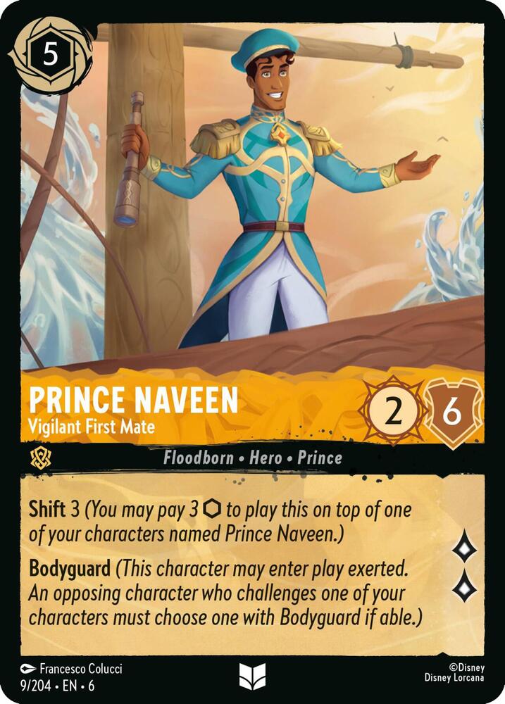 Prince Naveen Vigilant First Mate (Azurite Sea) - Cold Foil