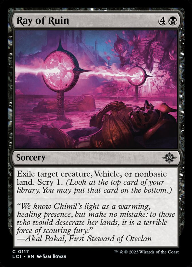Ray of Ruin 117/291 (The Lost Caverns of Ixalan)