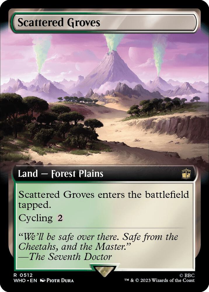 Scattered Groves 512/331 (Universes Beyond: Doctor Who) - Extended Art