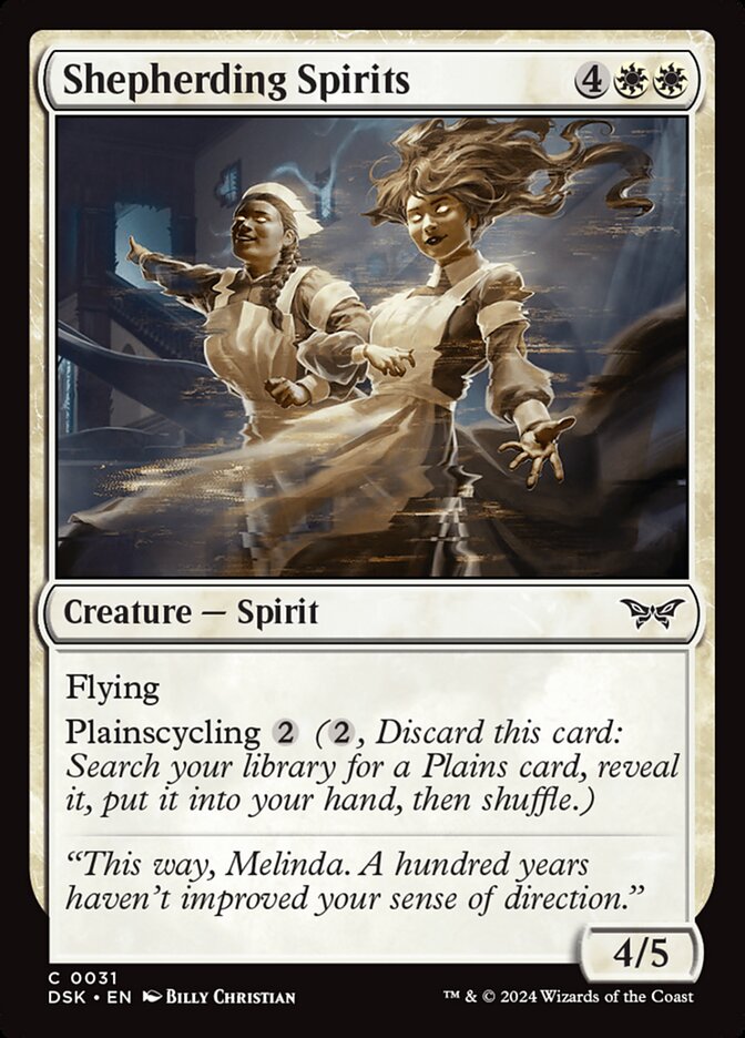 Shepherding Spirits 31 (Duskmourn: House of Horror) - Foil