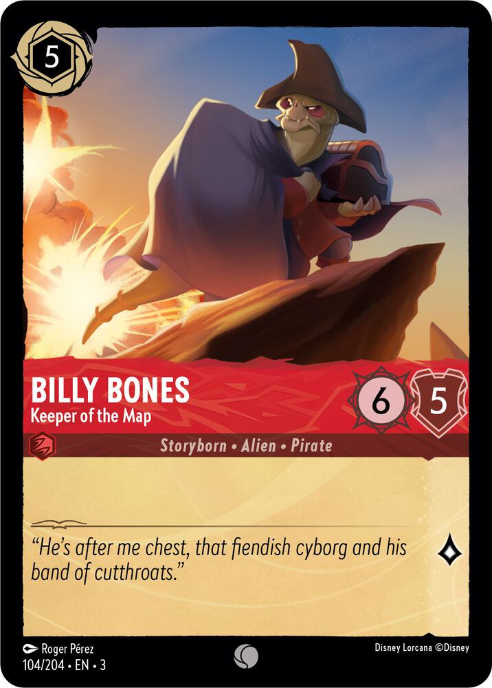 Billy Bones Keeper of the Map (Into the Inklands)