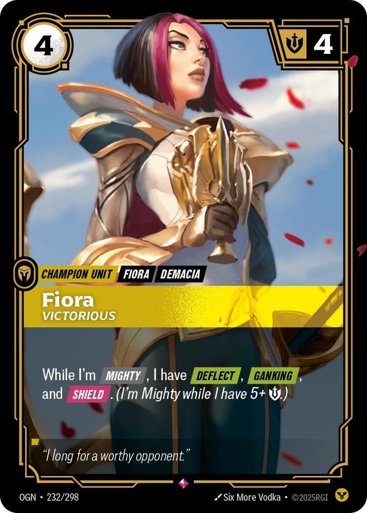 Fiora - Victorious 232/298 (Origins) - Foil