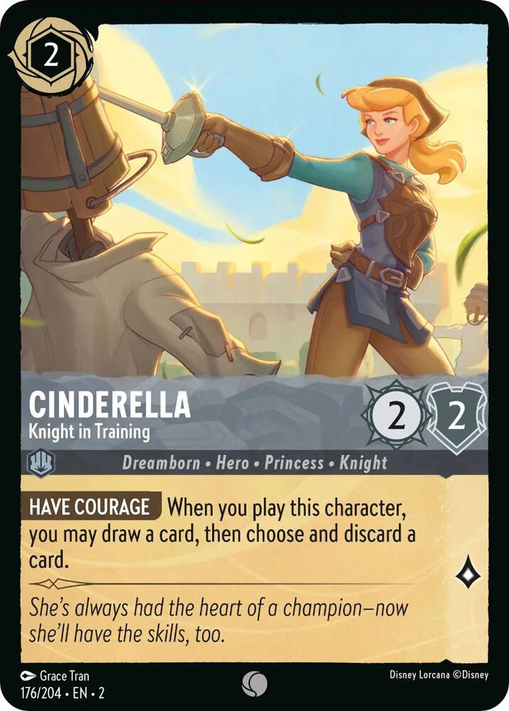 Cinderella Knight in Training (Rise of the Floodborn) - Cold Foil